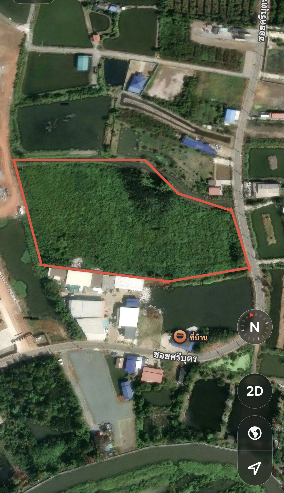 ขายที่ดินติดถนน ซอยสุขสวัสดิ์92 จังหวัดสมุทรปราการ พื้นที่สีม่วง