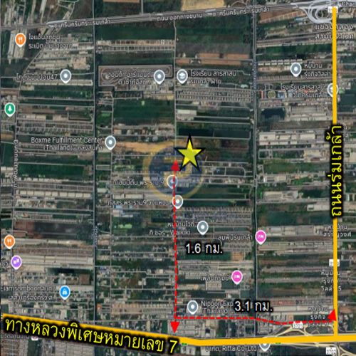ขายที่ดินกรุงเทพมหานคร ลาดกระบัง ติดถนนพัฒนาชนบท 4