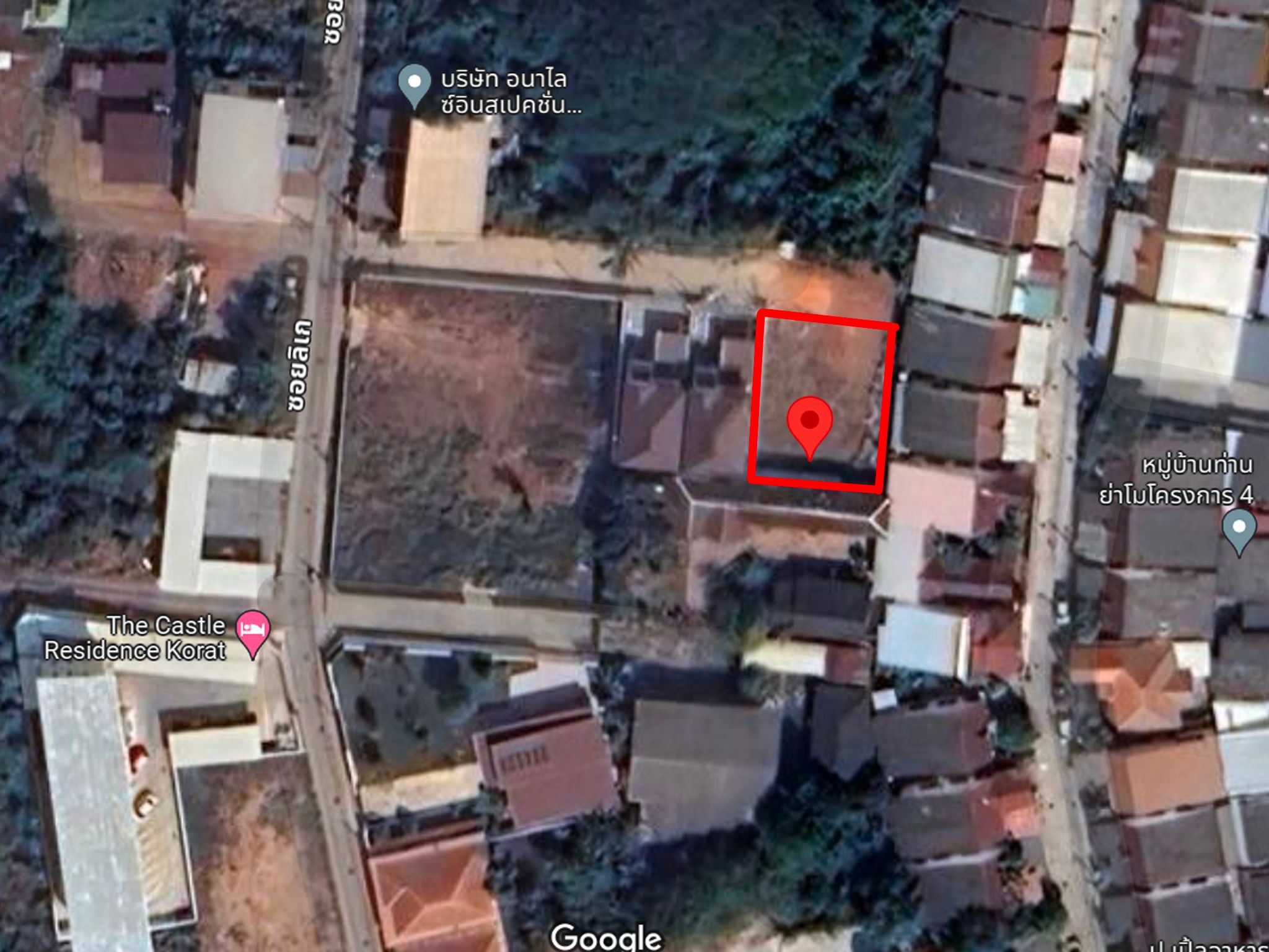 ขายที่โคราช โฉนดครุฑแดง 110ตร.ว. ใกล้เซฟวัน หน้าที่ถนนกว้าง ราคาถูก       