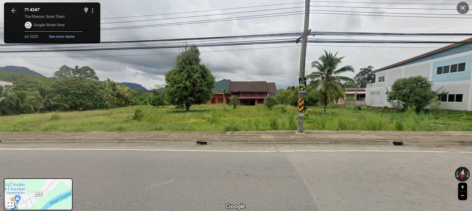 บ้านพร้อมที่ดิน สุราษฎร์ธานี อ.คีรีรัฐนิคม ในชุมชม วิวเขา ใกล้ที่ว่าการอำเภอ