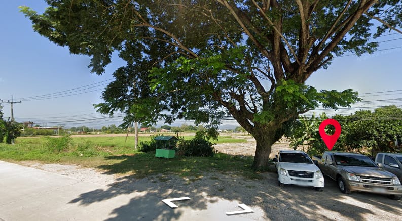 ที่ดินติดถนนพหลโยธิน ใกล้วัดร่องขุ่น เมืองเชียงราย 0-2-11.5