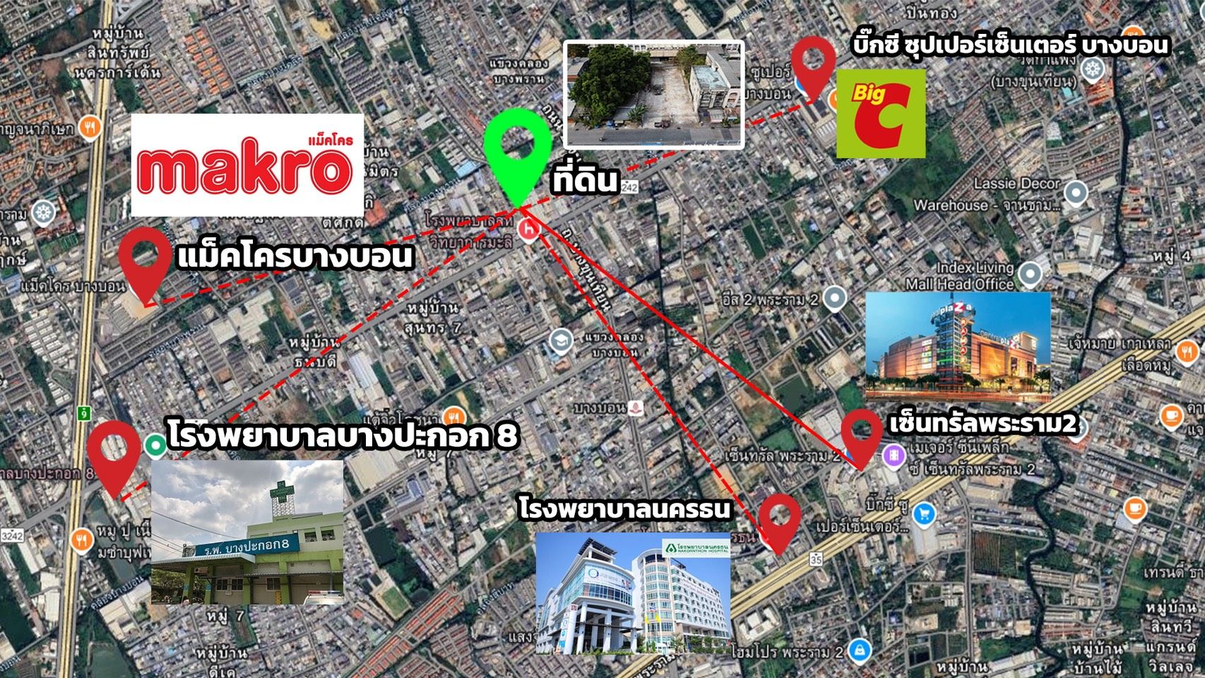 ✨ขายที่ดินทำเลทอง แปลงสุดท้าย3️⃣แยกบางบอน ตลาดบางบอน 