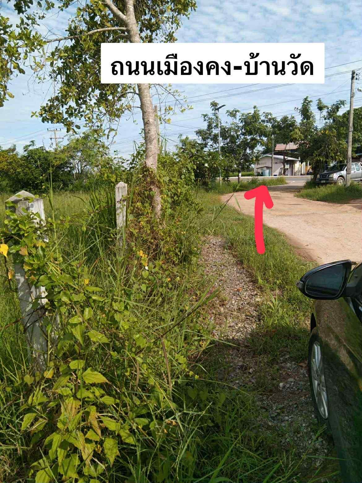 ที่ดินติดถนนเมืองคง-บ้านวัด