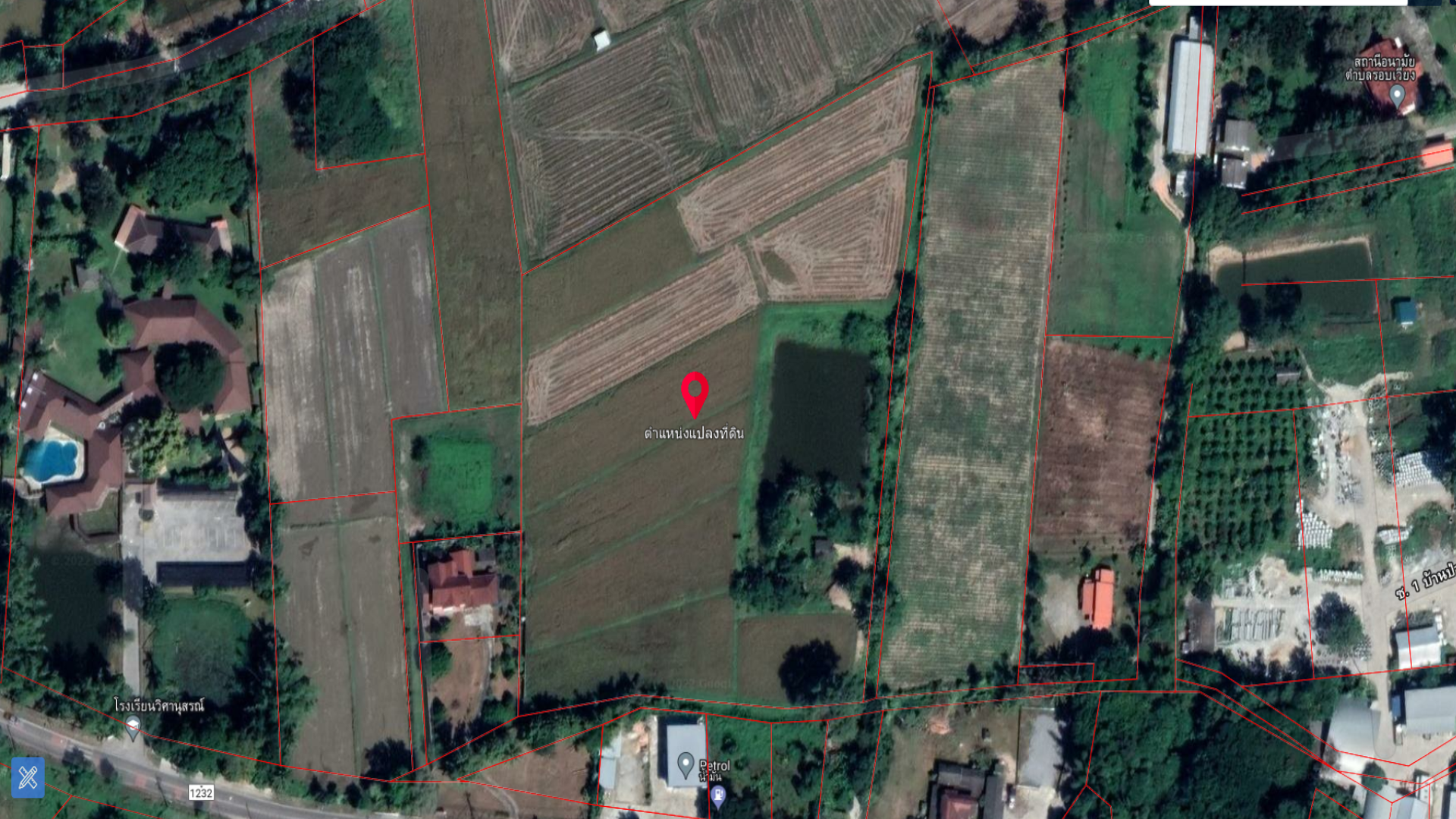 ที่ดินแปลงสวย ไม่ห่างตัวเมือง ทำเลดี เชียงราย 12-2-38.8