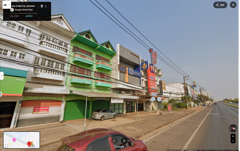 ขายตึกสกลนคร อำเภอเมือง ทำเลทอง ตึก 3 ชั้นครึ่ง แหล่งอำนวยความสะดวกรอบด้าน 