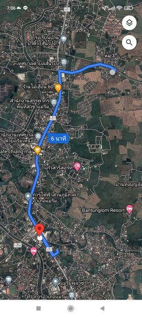 ที่ดิน ทำเลดี ราคาถูก แม่ริม เชียงใหม่ 304 ตร.ว