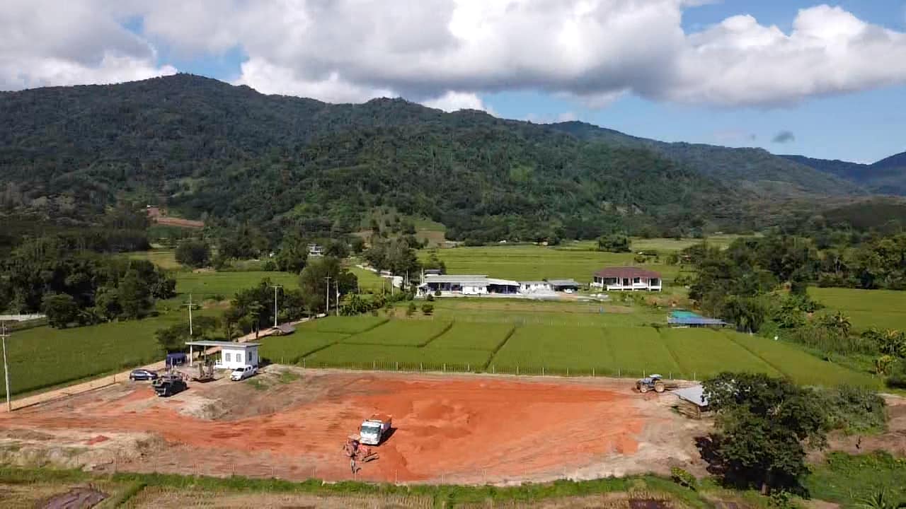 ขายที่ดินจังหวัดเชียงราย ตรงข้าม ม.แม่ฟ้าหลาง 2-3-23.5 ไร่