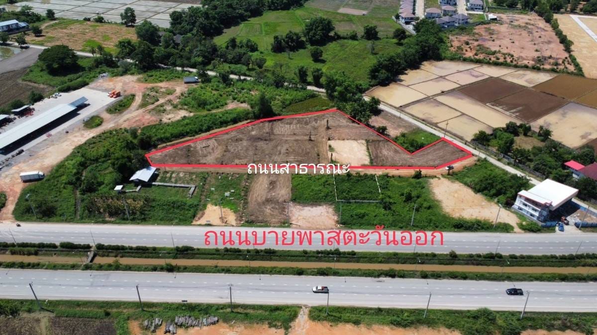 ขายที่ดินติดบายพาสตะวันออก เมืองเชียงราย 3-0-50