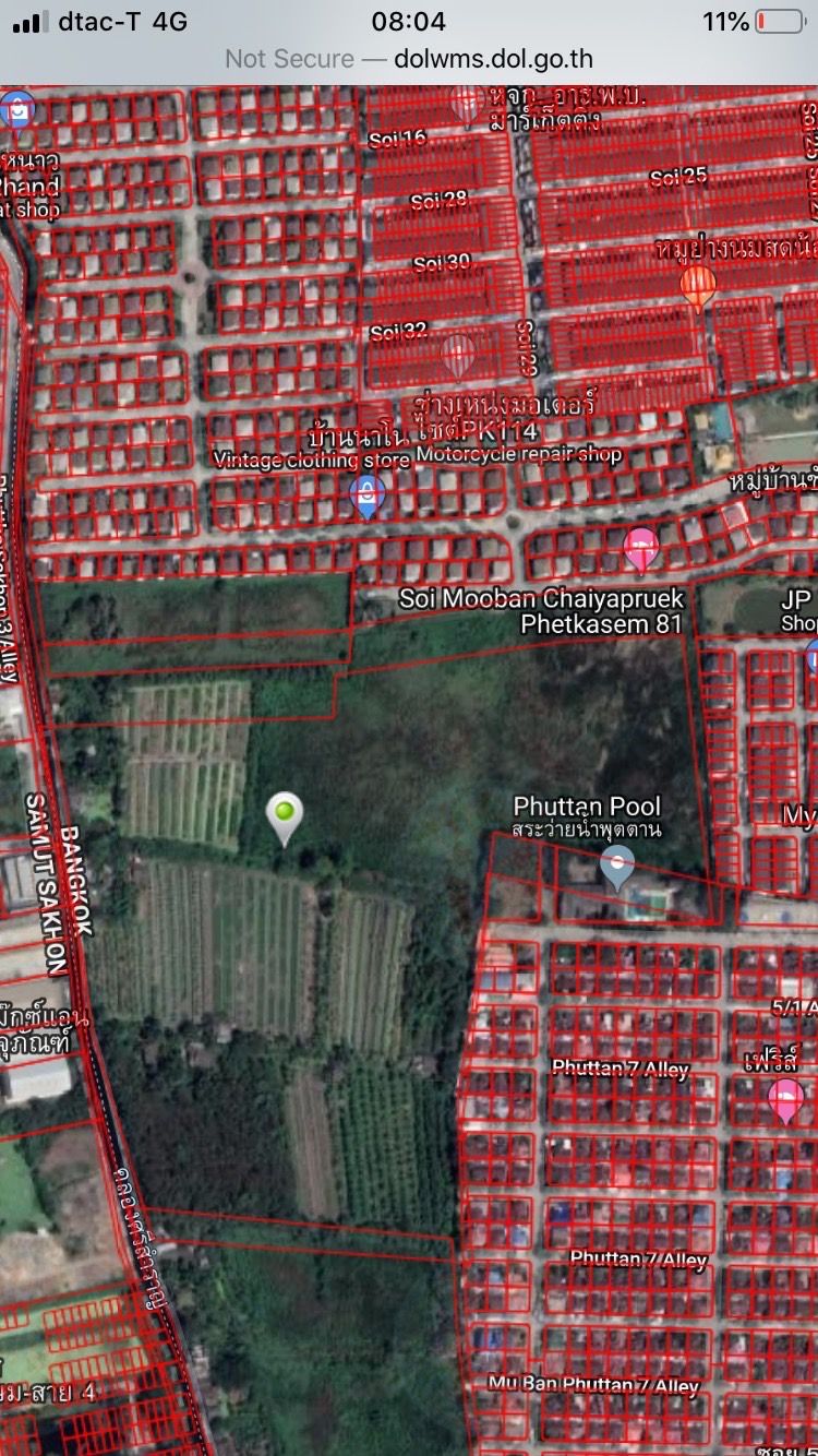 ขายทีดินแปลงใหญ่ เหมาะทำโครงการบ้านจัดสรร ที่สวย ล้อมรอบด้วยหมู่บ้านใหญ่ อยู่หนองแขม ถนนพุทธสาคร ต่อมาจากเส้นพุทธมณฑลสาย 4 ข้ามถนนเพชรเกษมมานิดเดียว  เนื้อที่ 69 ไร่ 3 งาน 81 ตร.วา 