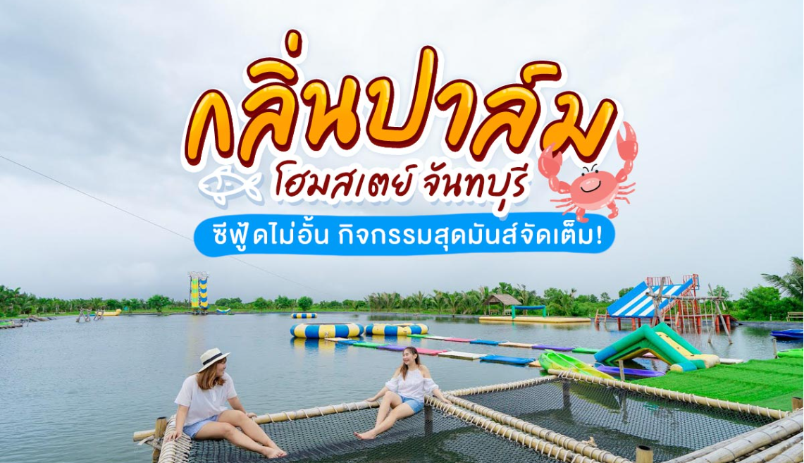 ขายที่ดินจันทบุรี บรรยากาศดี เป็นโฮมสเตย์พร้อมสวนปาล์ม 600 กว่าต้น แหลมสิงห์ จันทบุรี 276 ไร่.