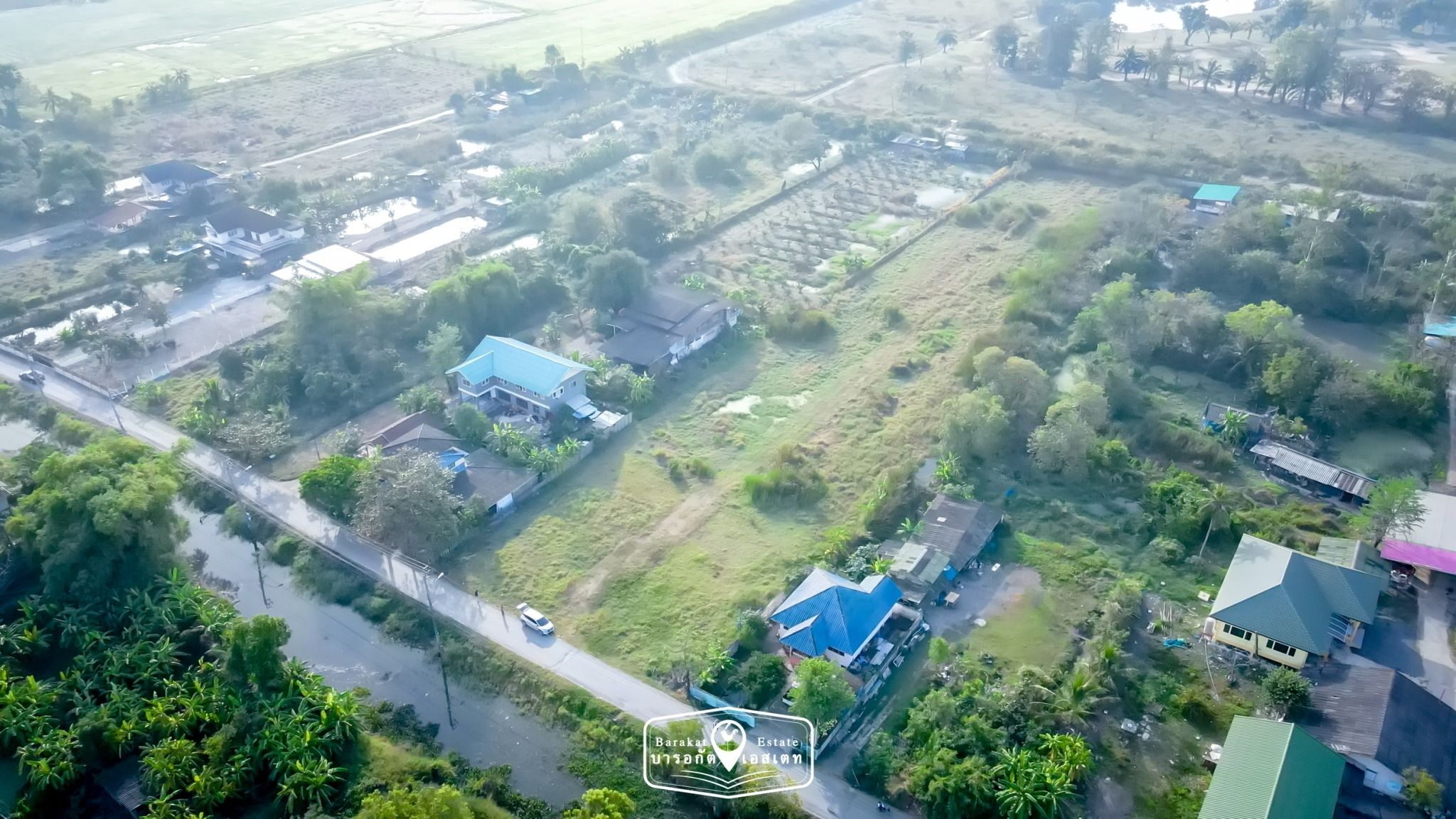 ที่ดิน หน้าติดคลอง หลังติดถนน บรรยากาศดี กับเนื้อที่ 5 ไร่ เขตหนองจอก จังหวัดกรุงเทพฯ