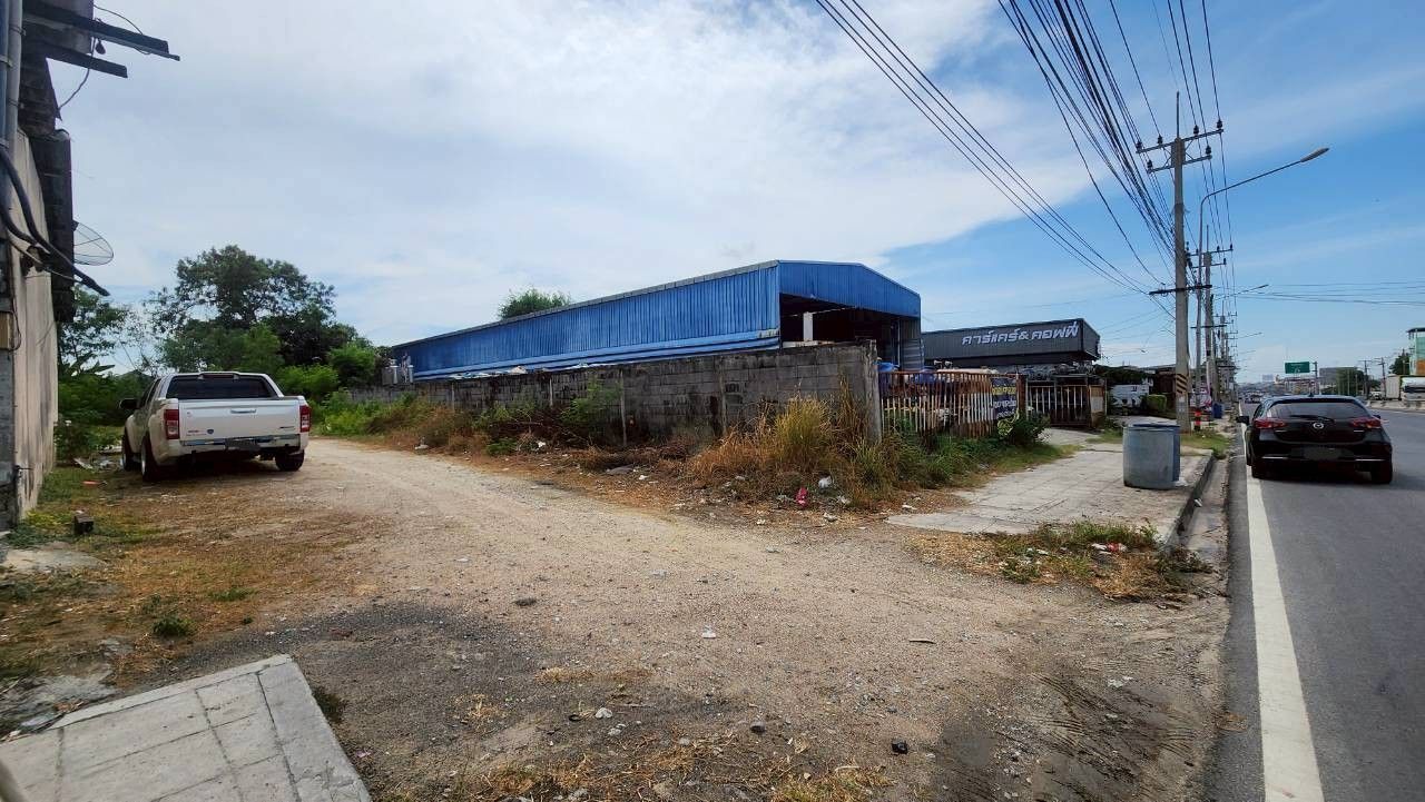 ขายที่ดิน 100 ตร.ว หนองรี ติดถนน344 บ้านบึง-ชลบุรี ใกล้มอเตอร์เวย์ 350 ม.