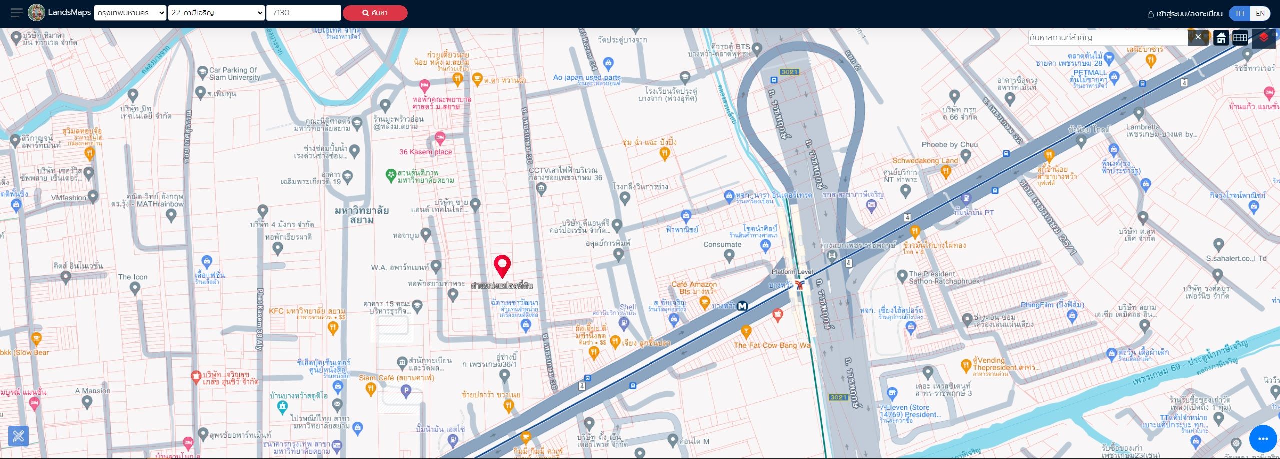 ขายที่ดินกรุงเทพฯ ซอยเพชรเกษม 36 เดิน 4 นาที ถึง MRT BTS บางหว้า ภาษีเจริญ 0-0-70