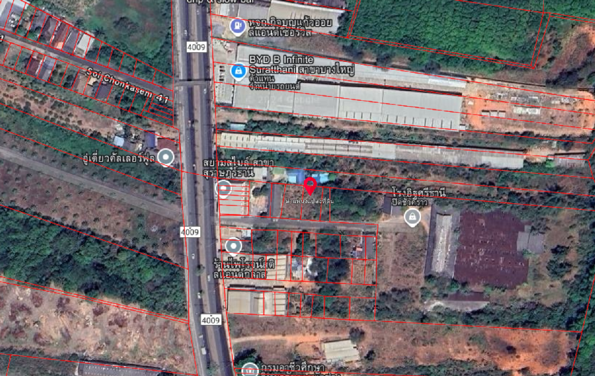 ขายที่ดินสุราษฎร์ธานี อำเภอเมืองสุราษฎร์ธานี 
