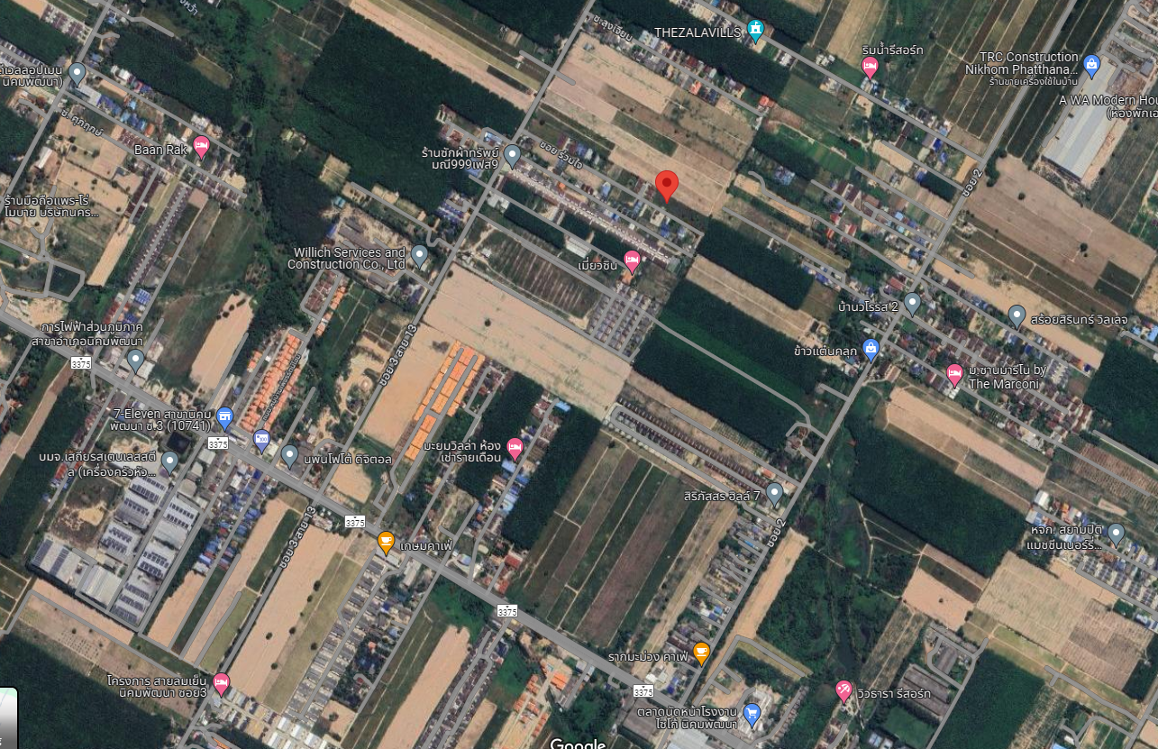 ขายที่ดินระยอง ที่ดินเปล่าแปลงสวย ทำเลดี นิคมพัฒนา ระยอง 1-0-30.2 ไร่.