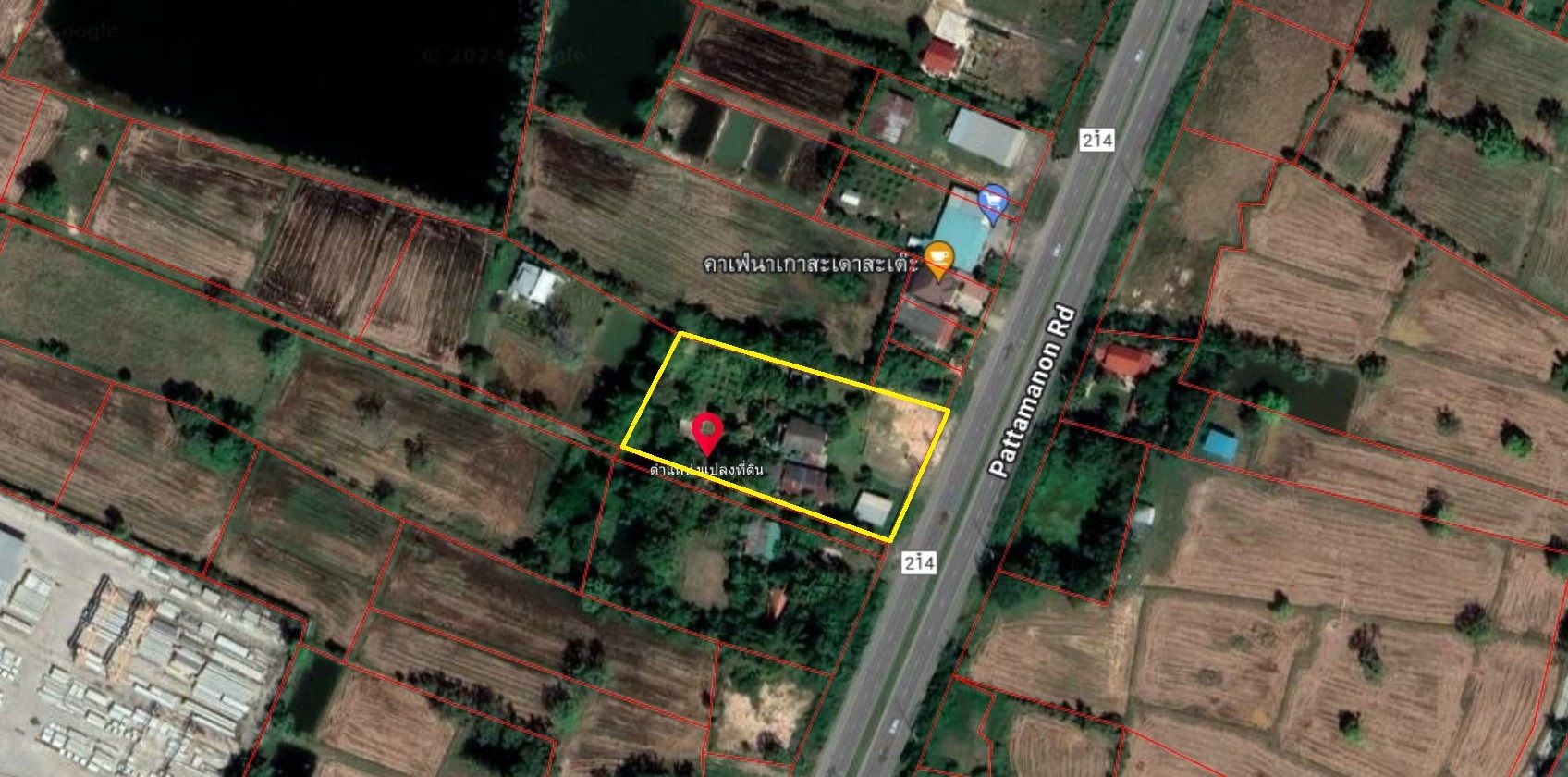 ขายที่ดินพร้อมสิ่งปลูกสร้างเมืองสุรินทร์ ติดถนนปัทมานนท์