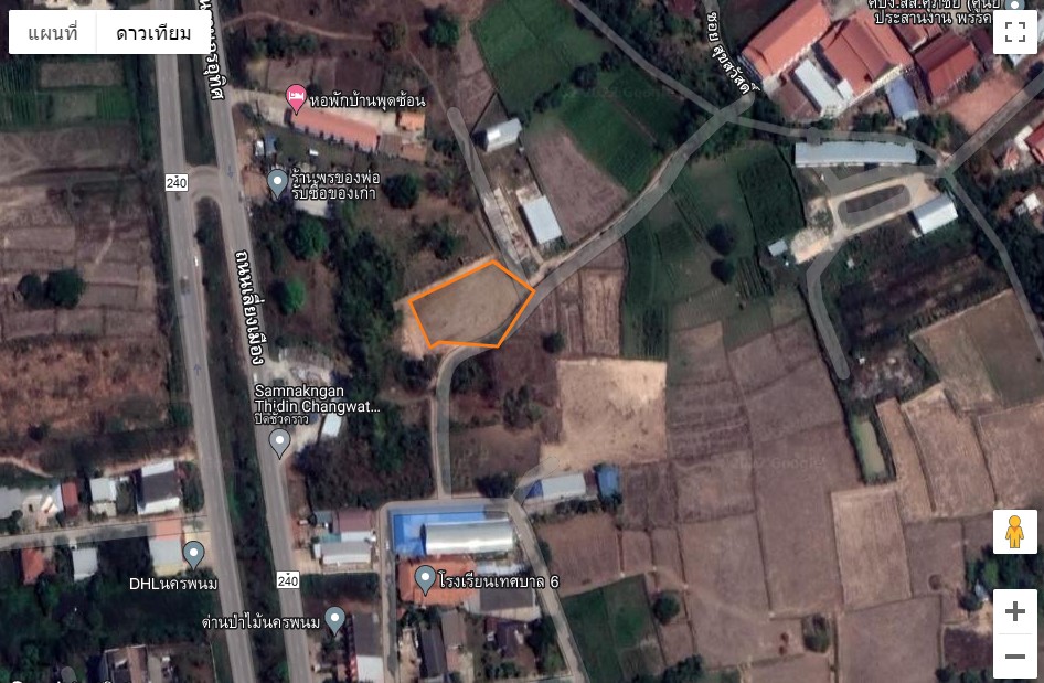 ขายที่ดินนครพนม เมืองนครพนม 1-0-51.7