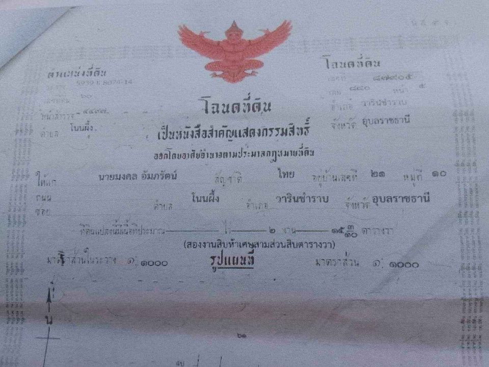 แบ่งขายที่ดิน พร้อมสิ่งปลูกสร้าง 80 ตรว
