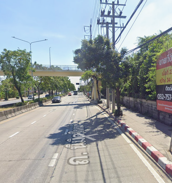 ขายที่ดินกรุงเทพฯ คลองสามวา ถ.นิมิตใหม่ หน้าโครงการพฤกษาวิลล์ 62/1 