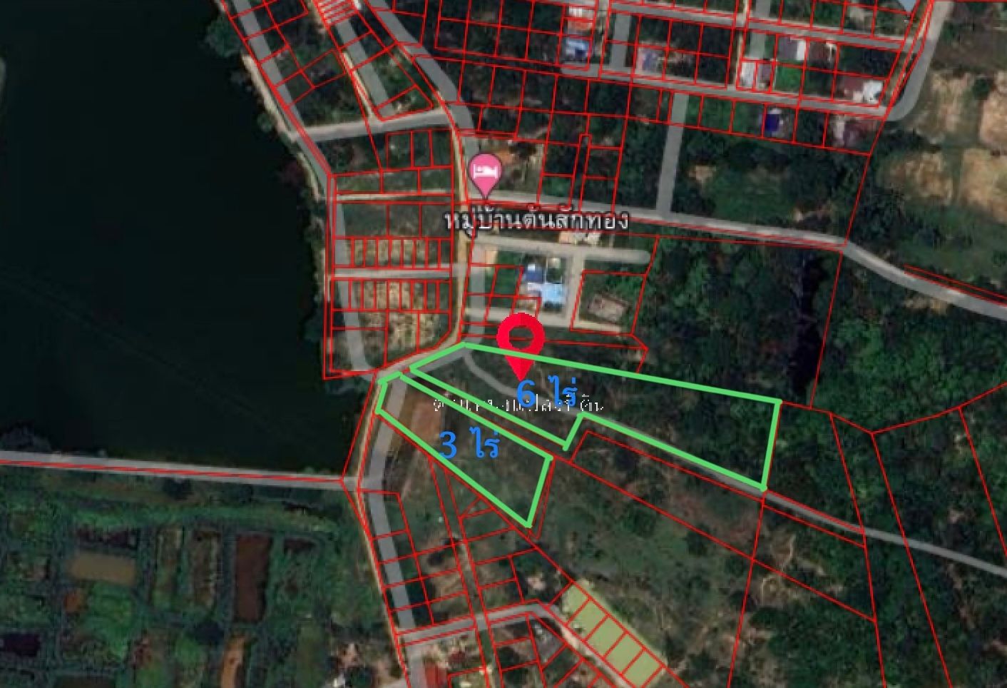 ขายที่ดิน 2 แปลง บ้านโนนตุ่น ที่ดิน 3-0 40.0 ไร่ กับ 6~2~99.0 ไร่ ที่ดินตั้งอยู่บ้านโนนตุ่นตรงข้ามกับหนองขุ่น