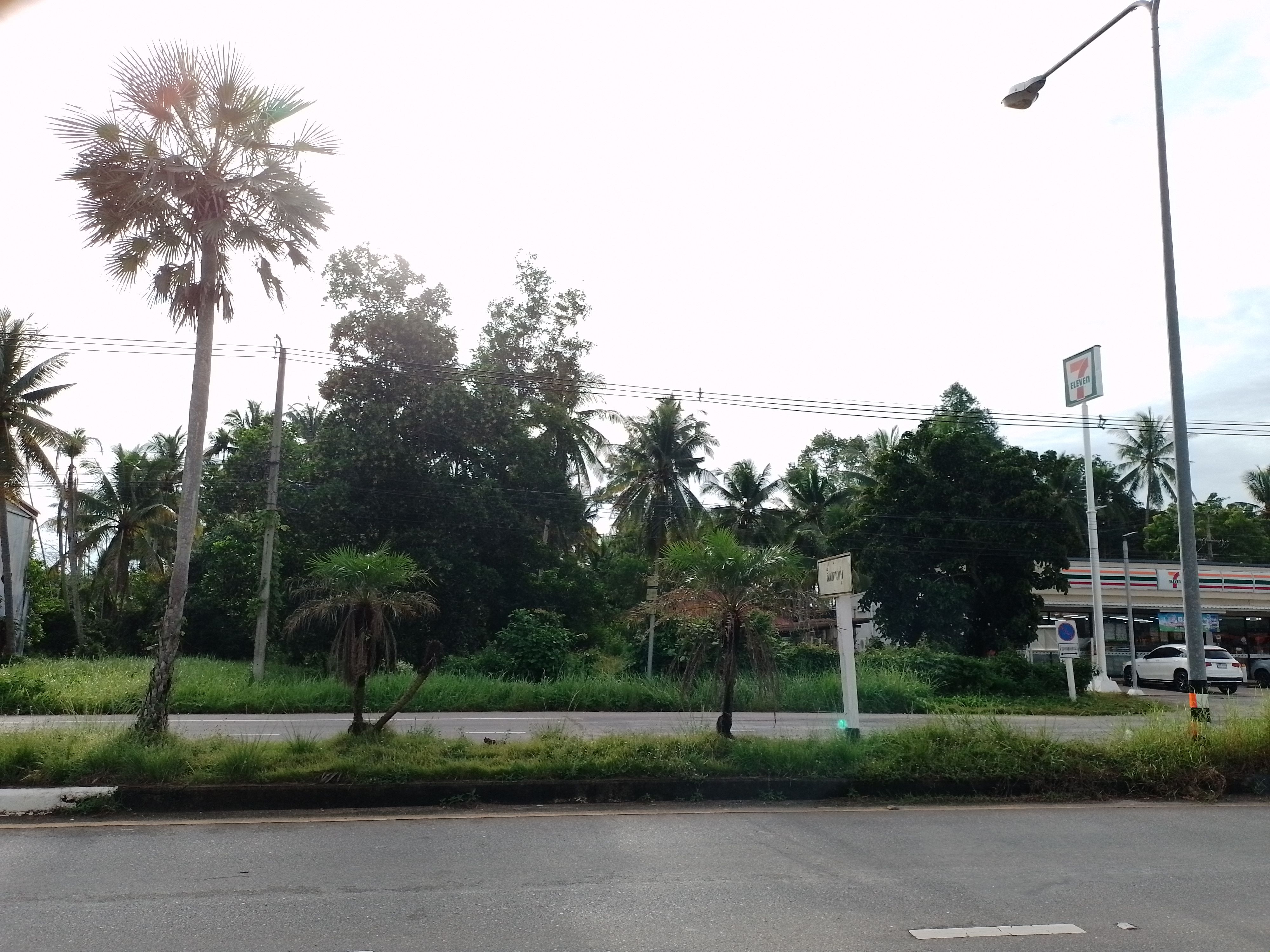 ขายที่สวยข้างเซเว่น 4แยกนาทุ่ง จ.ชุมพร หน้ากว้างติดถนนใหญ่ 28 เมตร