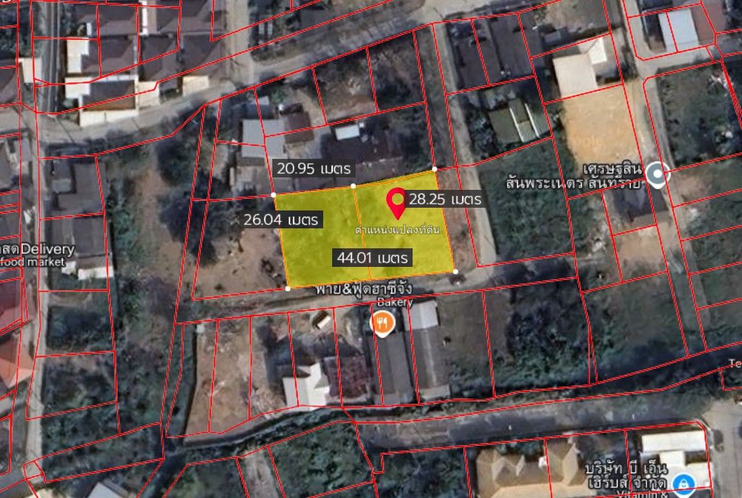 DD-0296 ขายที่ดินแบ่งขาย แปลงใน ถมแล้ว 142 ตร.วา บ้านใหม่สามัคคี สันพระเนตร ใกล้เซ็นเฟส เชียงใหม่