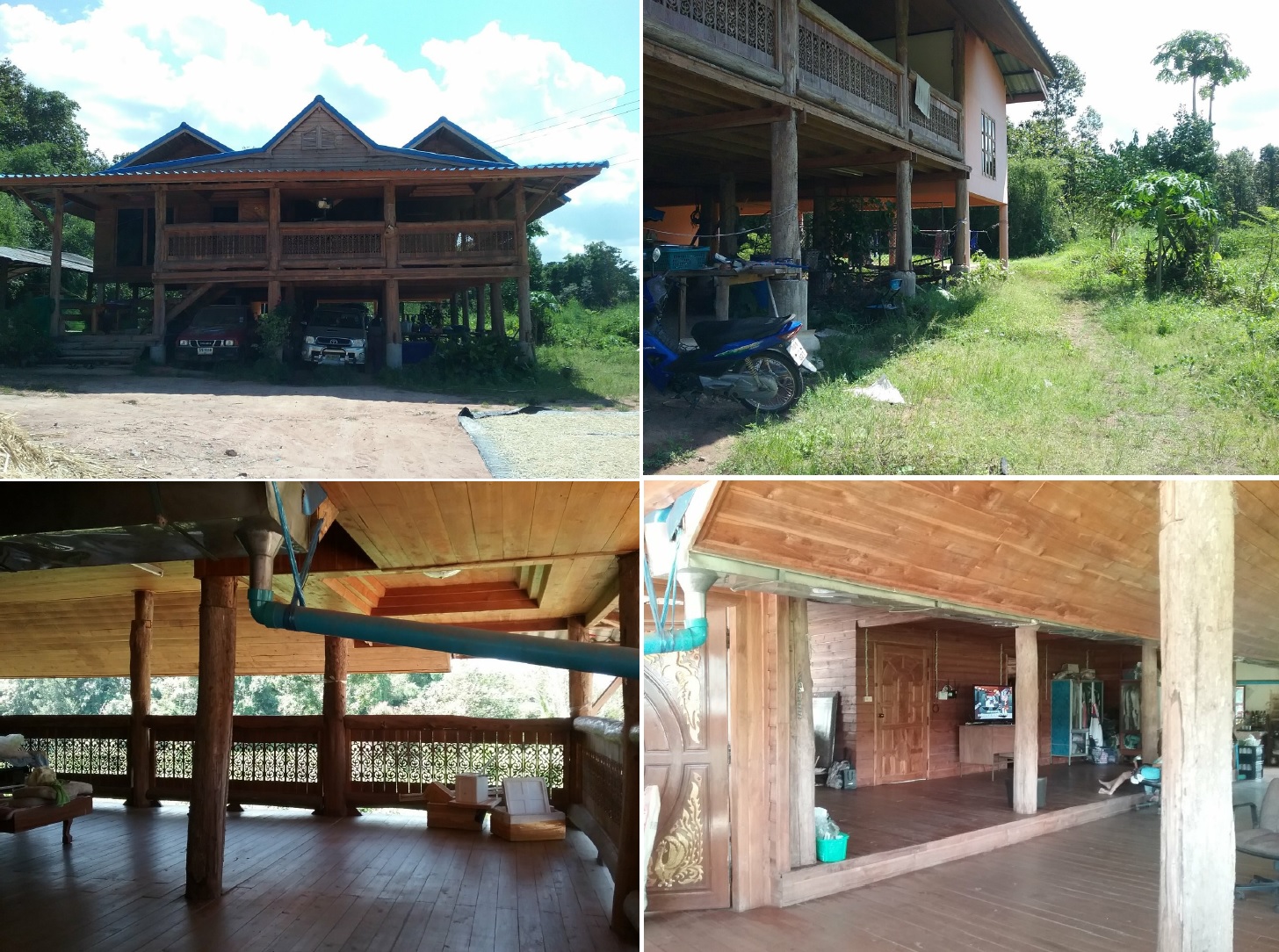 ที่ดินพร้อมบ้านทรงไทย  ถนนสายแพร่-ลอง-วังชิ้น 1-0-33.8