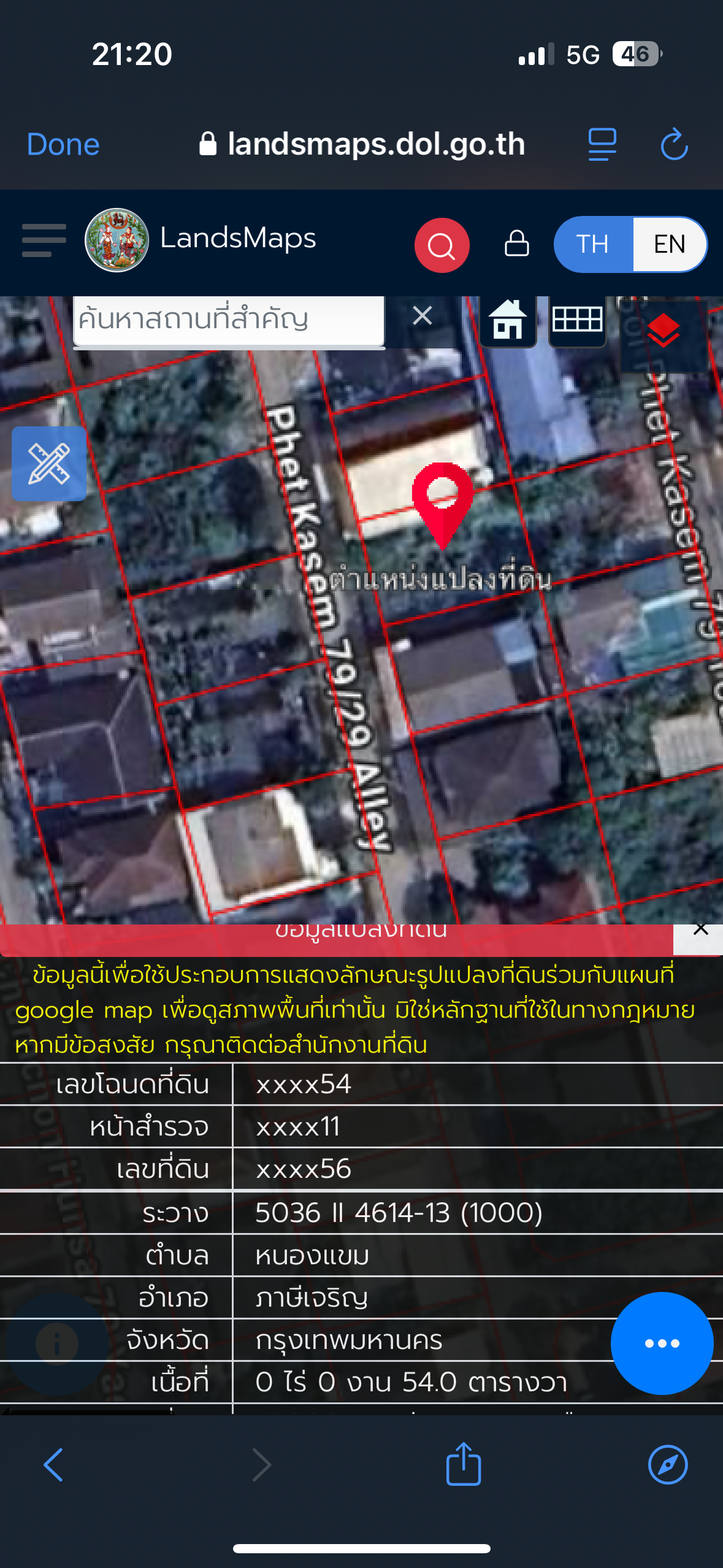 ขายที่ดินเขต ภาษีเจริญ