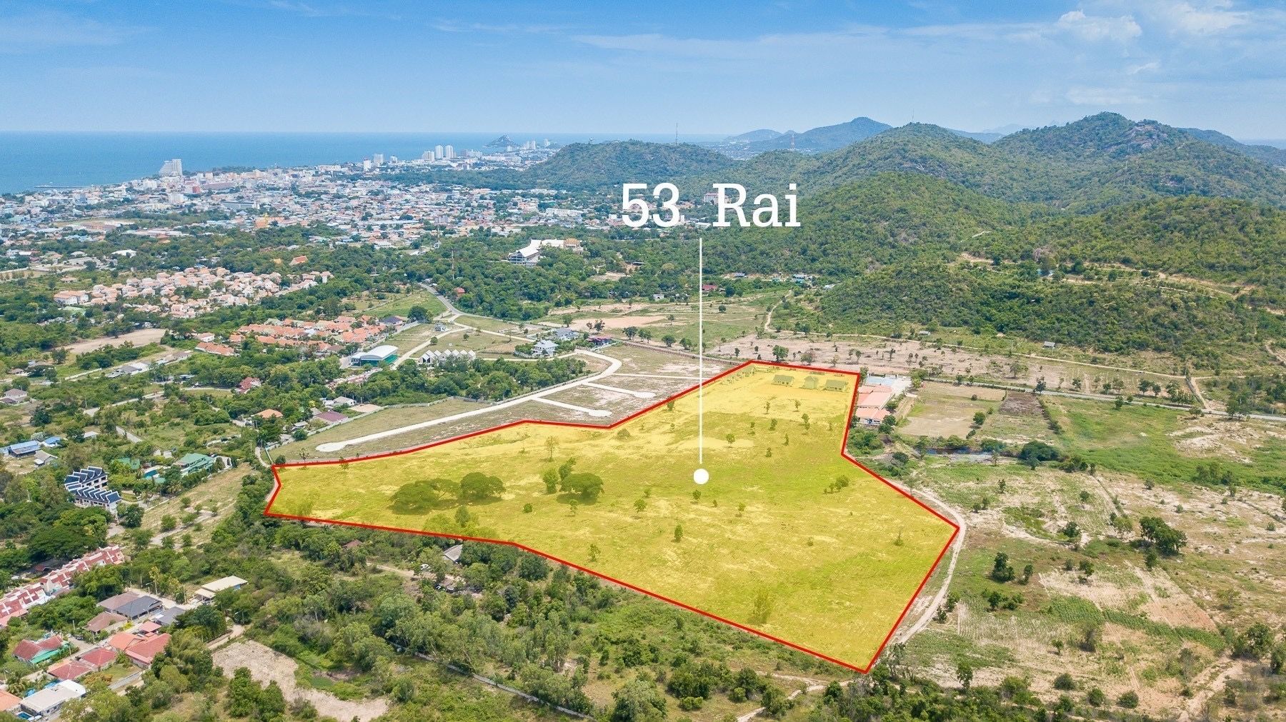 ขายที่ดินประจวบฯ หัวหิน Prime Land 53 Rai Hua Hin วิวภูเขา + ใกล้ทะเล เหมาะทำ Luxury Villa