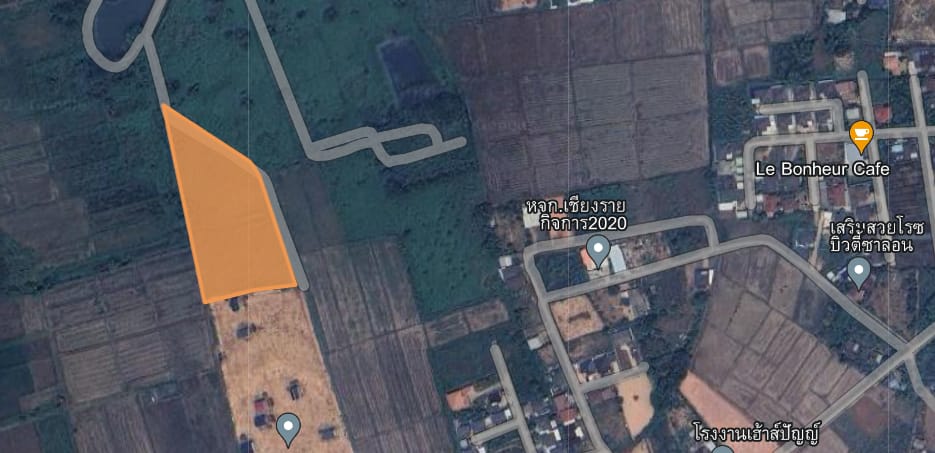 ที่ดินเปล่าบรรยากาศดี เมืองเชียงราย 6-0-84.6