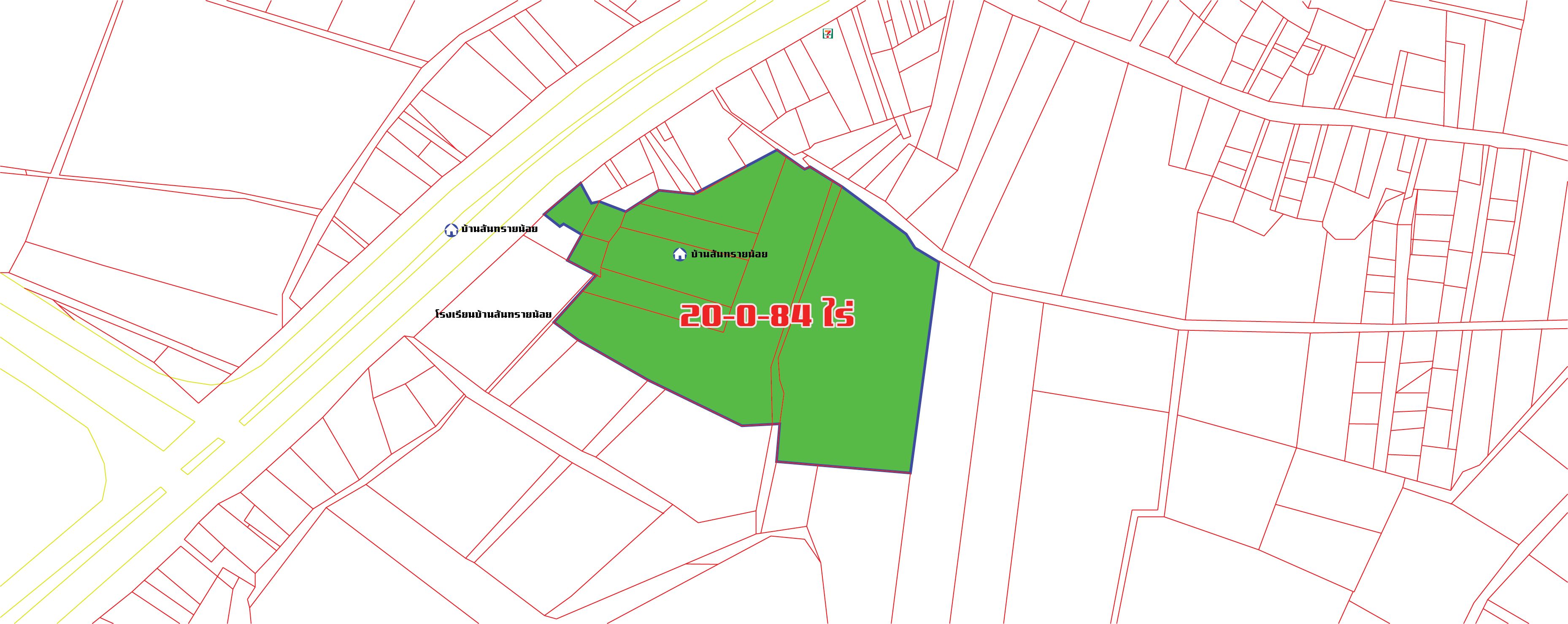 ขายที่ดินเชียงราย ดิดถนนพหลโยธิน เหมาะสำหรับบ้านจัดสรร