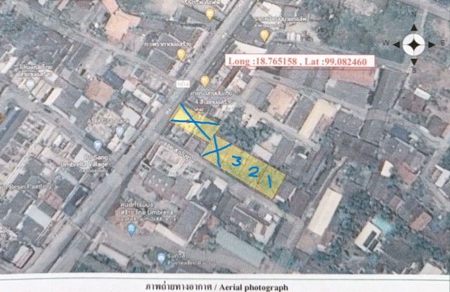 ขายที่ดิน 249 ตรว. ในหมู่บ้านบ่อสร้างซอย 2, อ.สันกำแพง จ.เชียงใหม่