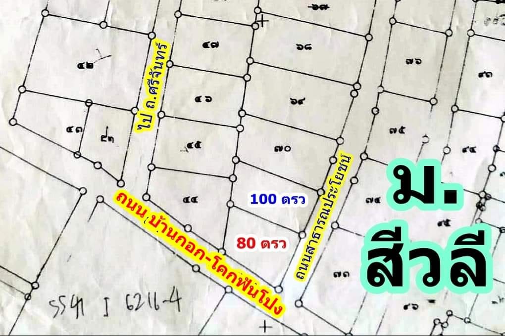 ขายที่ดินขอนแก่น เมืองขอนแก่น 0-1-80.2