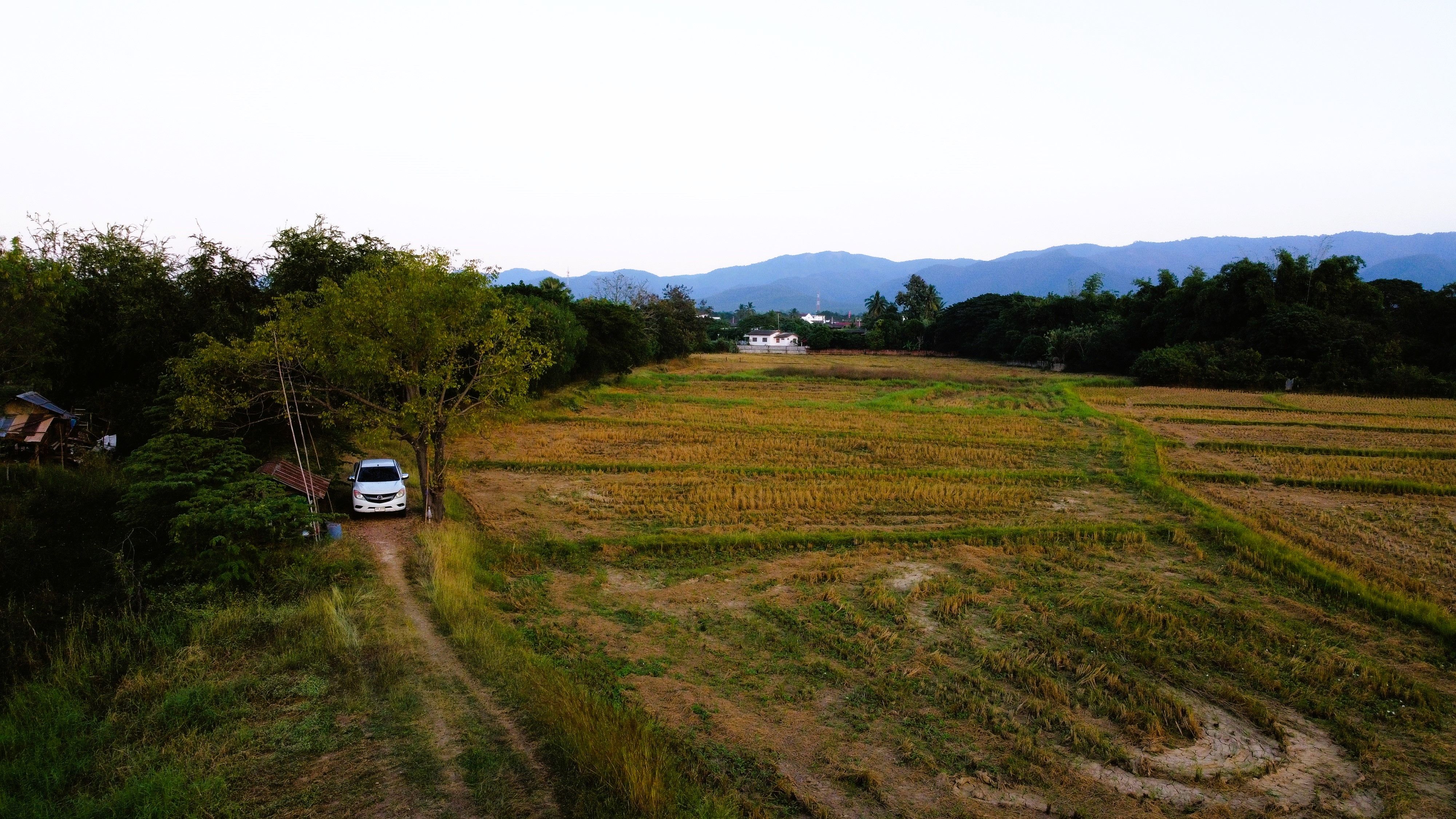ที่ดิน ทำเลดี ใกล้ชุมชน วิวเข้า ทุ่งนา เหมาะทำบ้านสวน บ้านพักตากอากาศ  อ.เถิน จ.ลำปาง