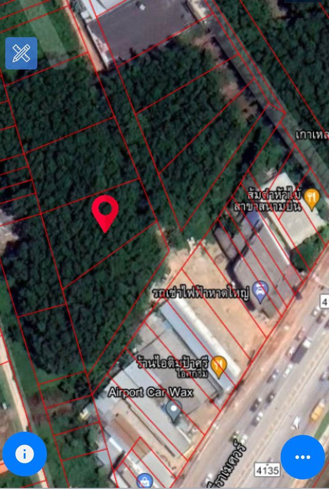 ที่ดิน หลังร้านตำหัวไม้ หน้า โรงเรียนหาดใหญ่รัฐประชาสรรค์ สงขลา 1-0-44
