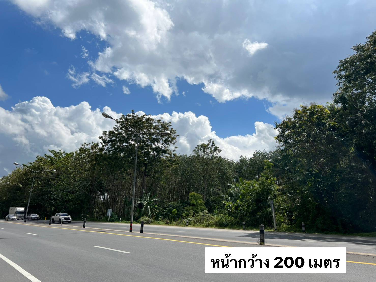 ที่ดินเปล่า ติดถนน เพชรเกษม พัทลุง 25-1-70.4 ไร่