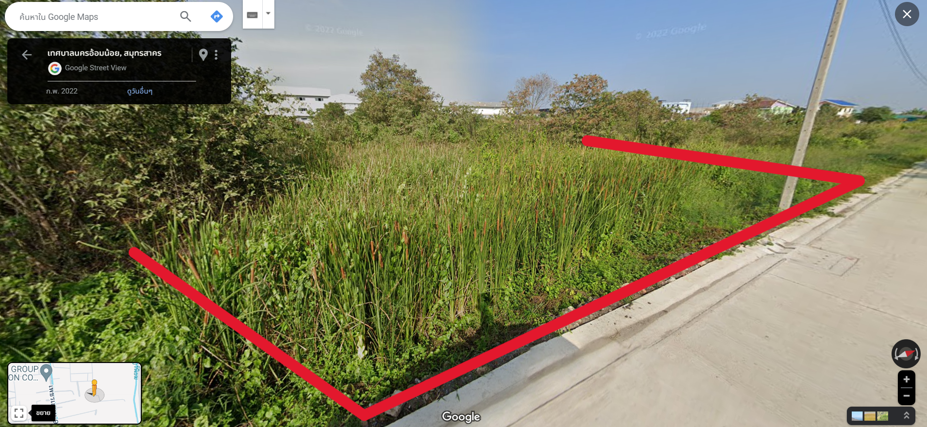 ขายที่ดิน กระทุ่มแบน เพชรเกษม91 อ้อมน้อย