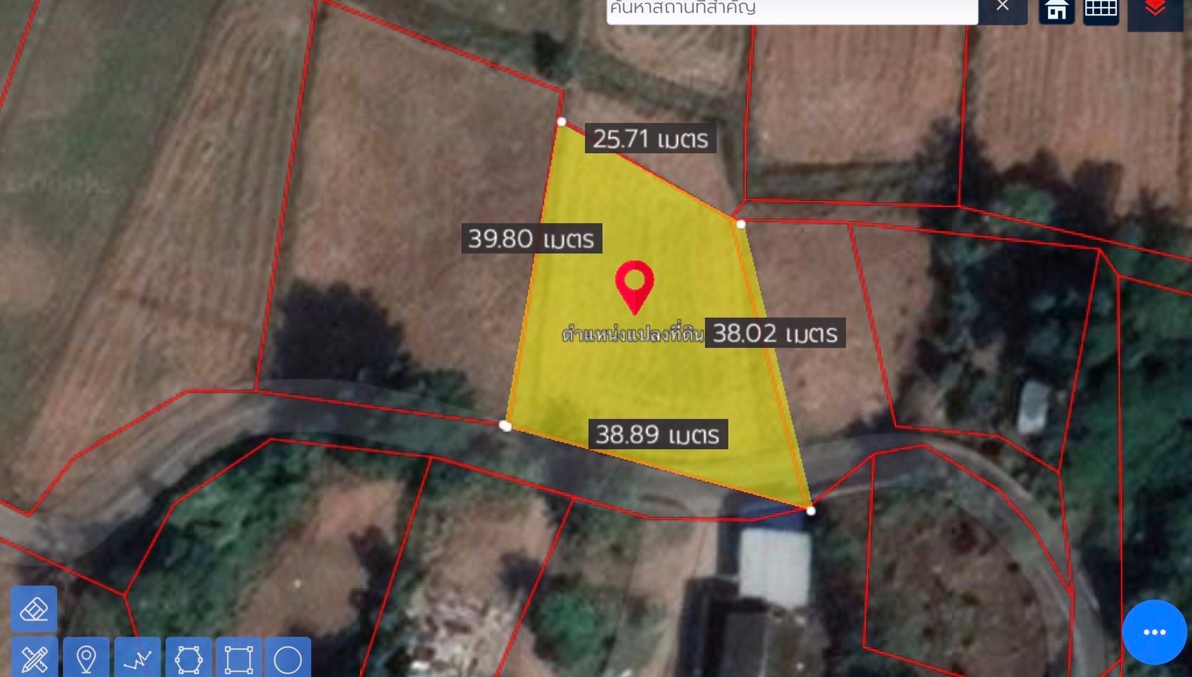 ที่ดิน บ้านดอกสะบันงา 368 ตารางวา ใน ป่าตัน แม่ทะ ลำปาง