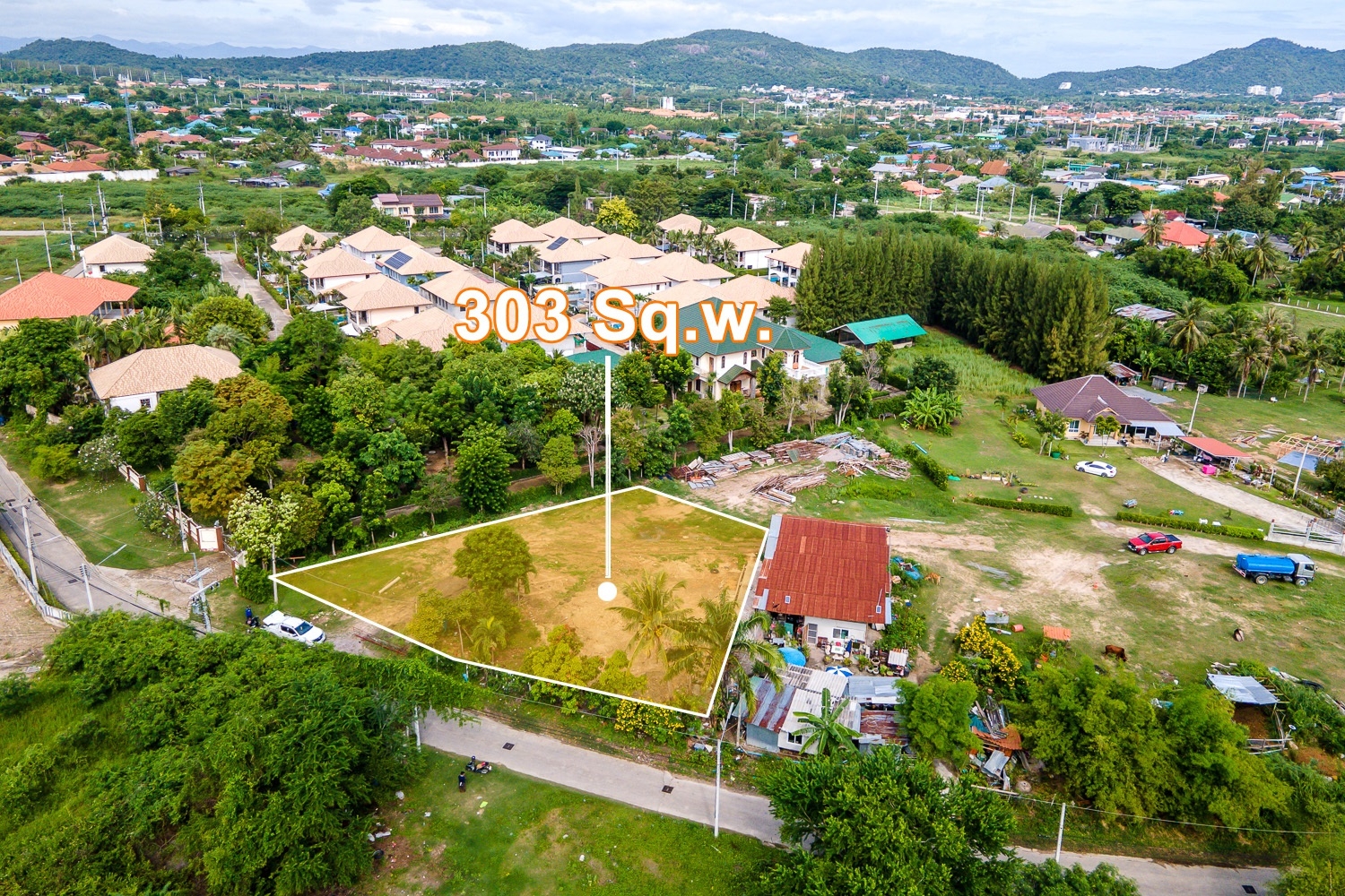 ที่ดินเปล่า ใจกลางเมืองหัวหิน 0-3-3 ไร่