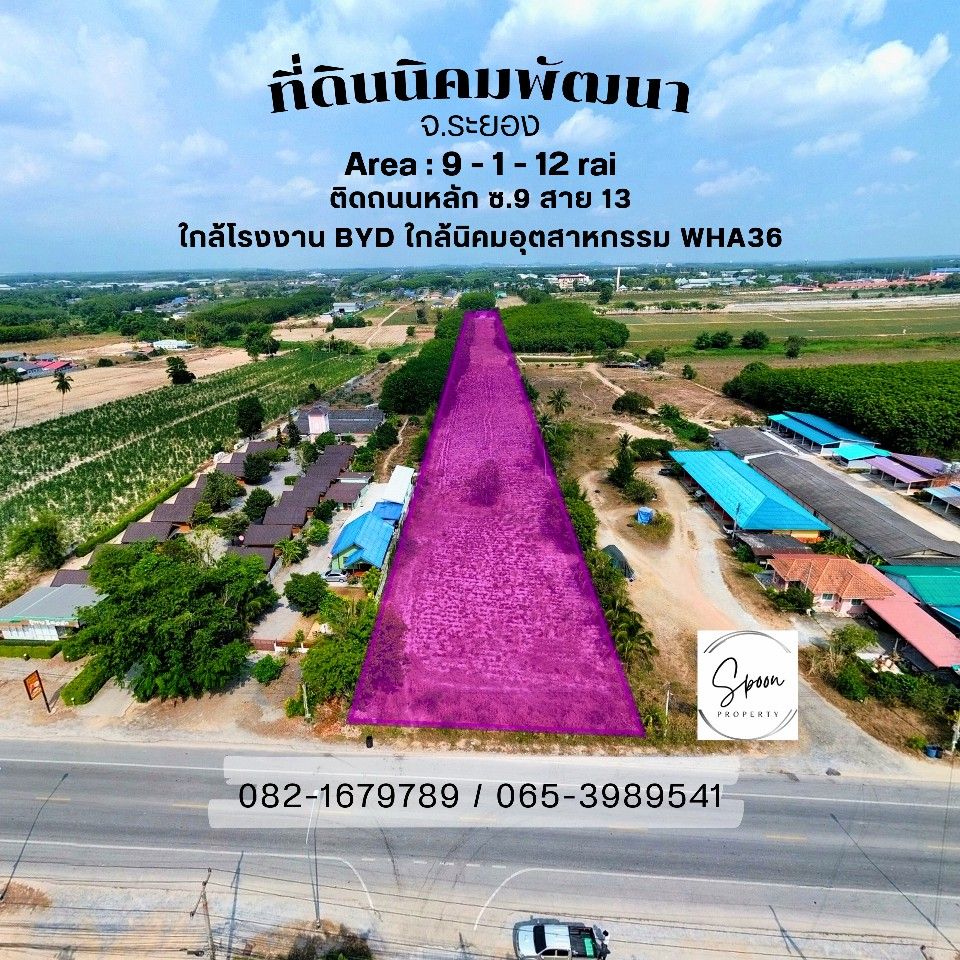 ขายที่ดินระยอง ขายที่ดินนิคมพัฒนา