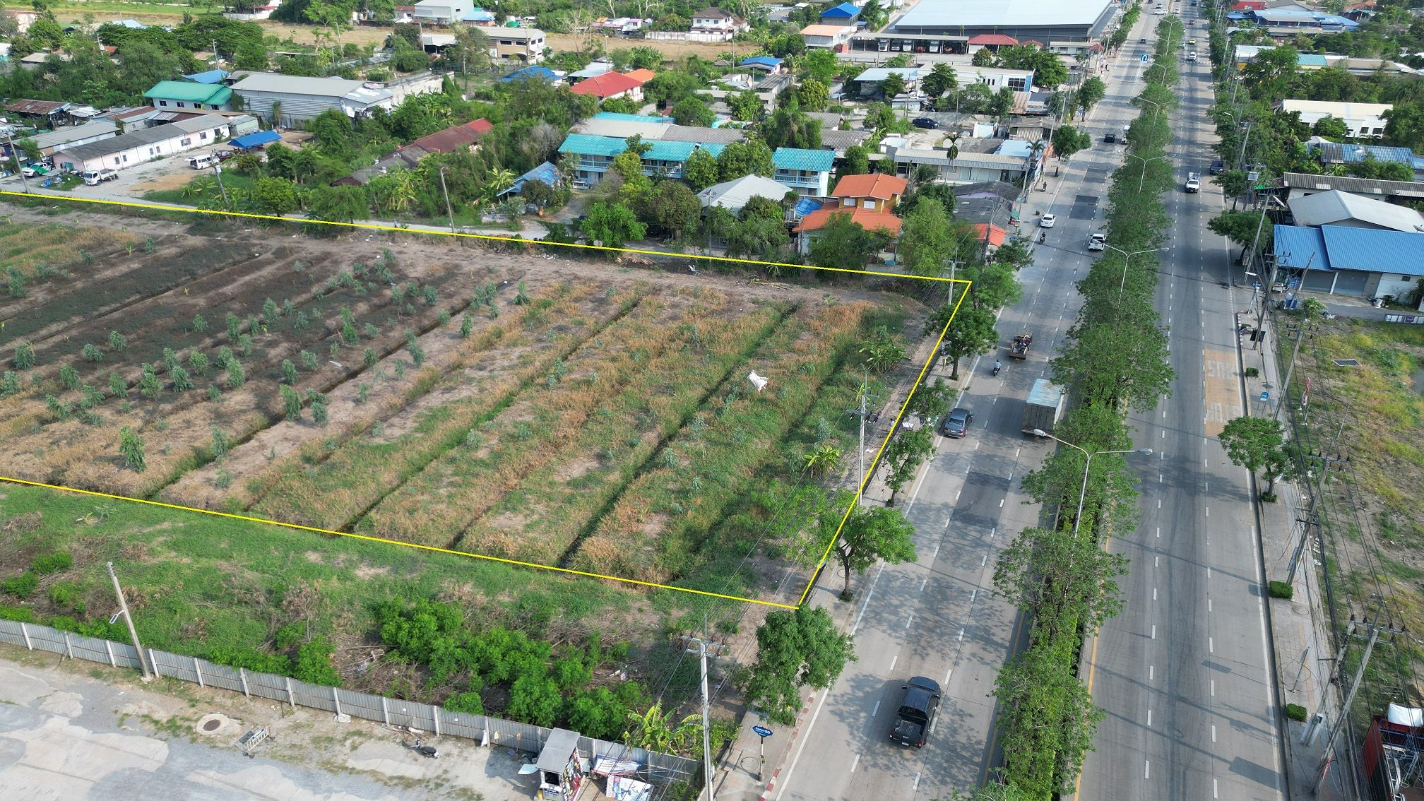 ขายที่ดินมีนบุรี ติดถนนนิมิตรใหม่ 21-3-29 ไร่