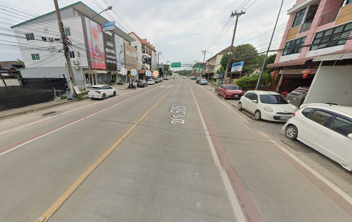 ขายที่ดินเชียงราย อำเภอเมือง ทำเลงาม ก่อนขึ้นสะพานข้ามแม่น้ำกก เหมาะลงทุนมาก 1-0-34.7 ไร่.
