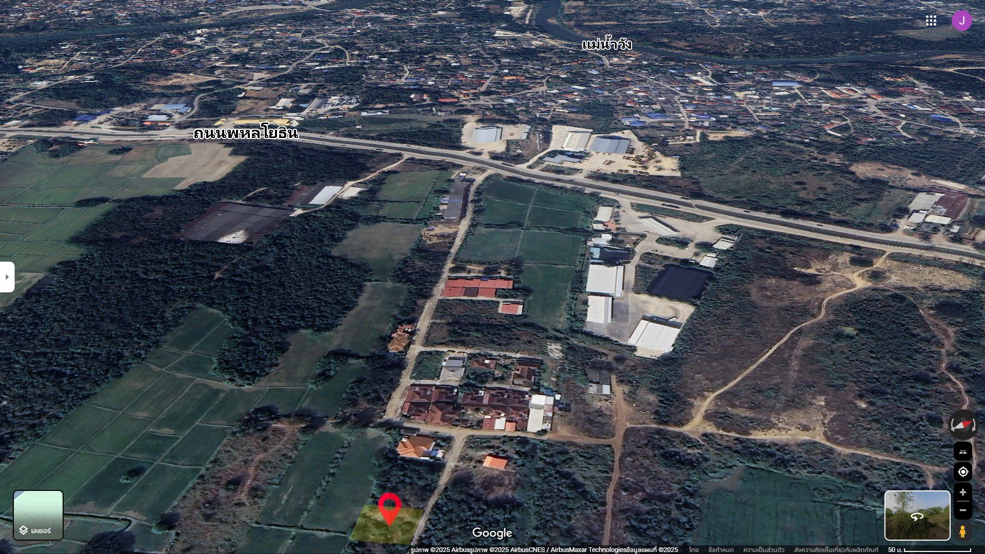 ขายที่ดินเมืองลำปาง ใกล้ถ.พหลโยธิน เดินทางสะดวก เข้าออกได้หลายทาง อากาศบริสุทธิ์ค่าฝุ่นน้อย น่าลงทุน