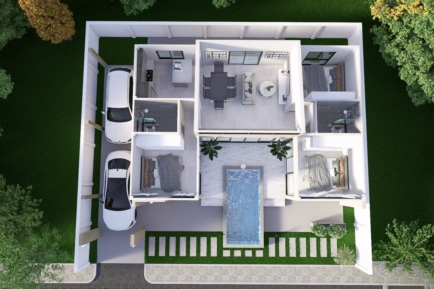 ขายบ้านกระบี่ อำเภอเมือง Special Price Pool villa Aonang Krabi 248sqm. 3bedroom 2 bathroom 2parklot
