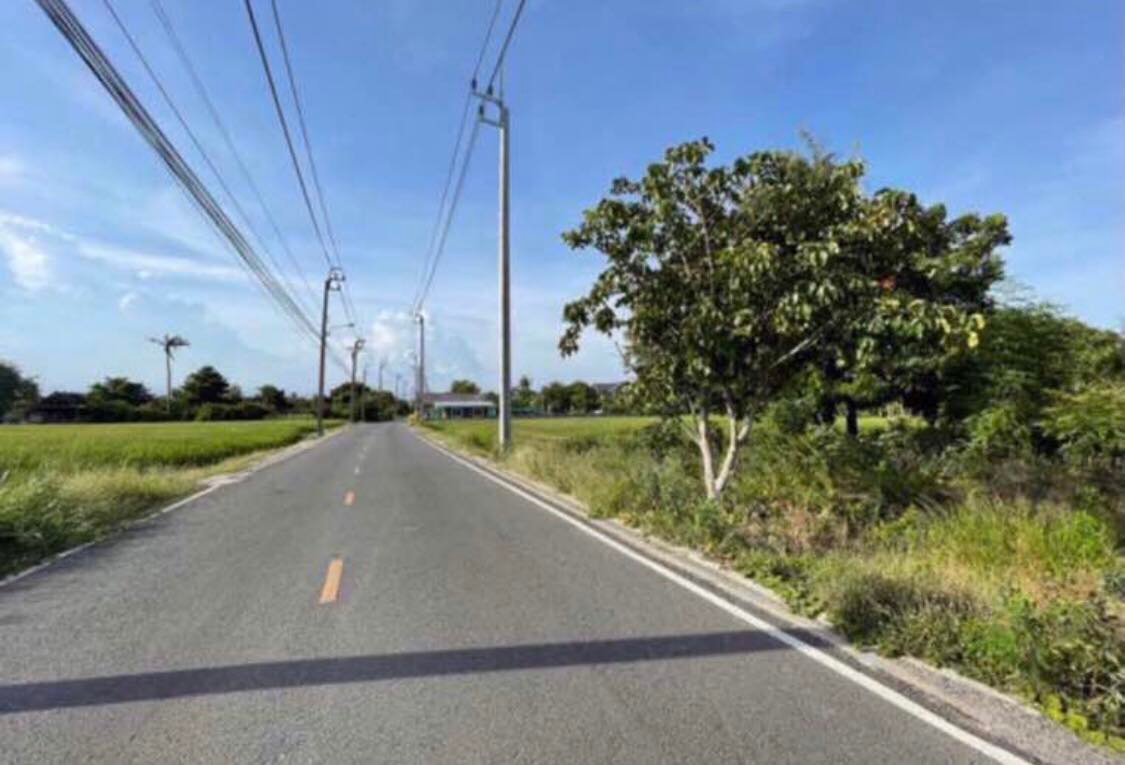 ที่ดินเปล่า ติดถนนด้าน หน้ากว้าง อ.บางเสาธง จ.สมุทรปราการ 6-0-58 ไร่