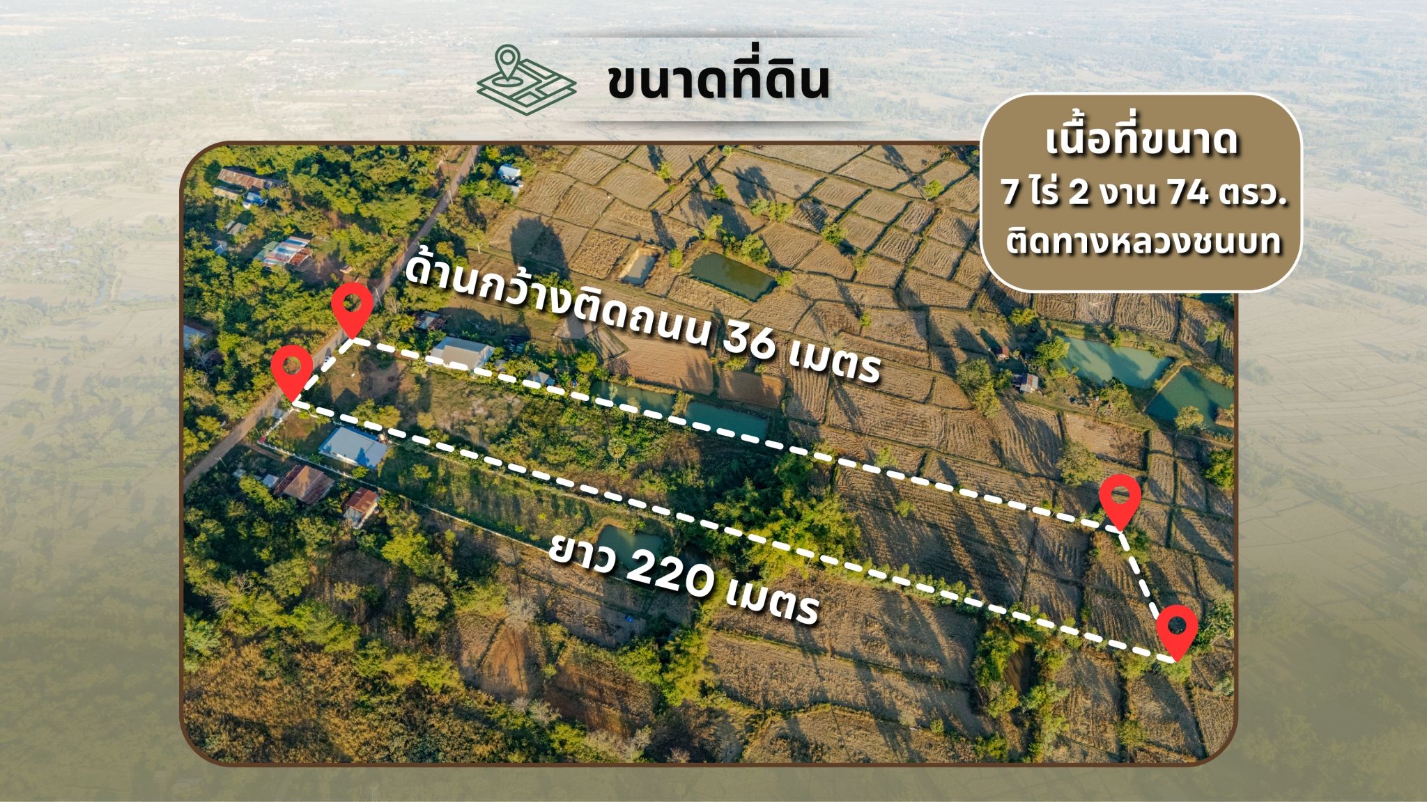 ขายที่ดินหนองคาย สระใคร 