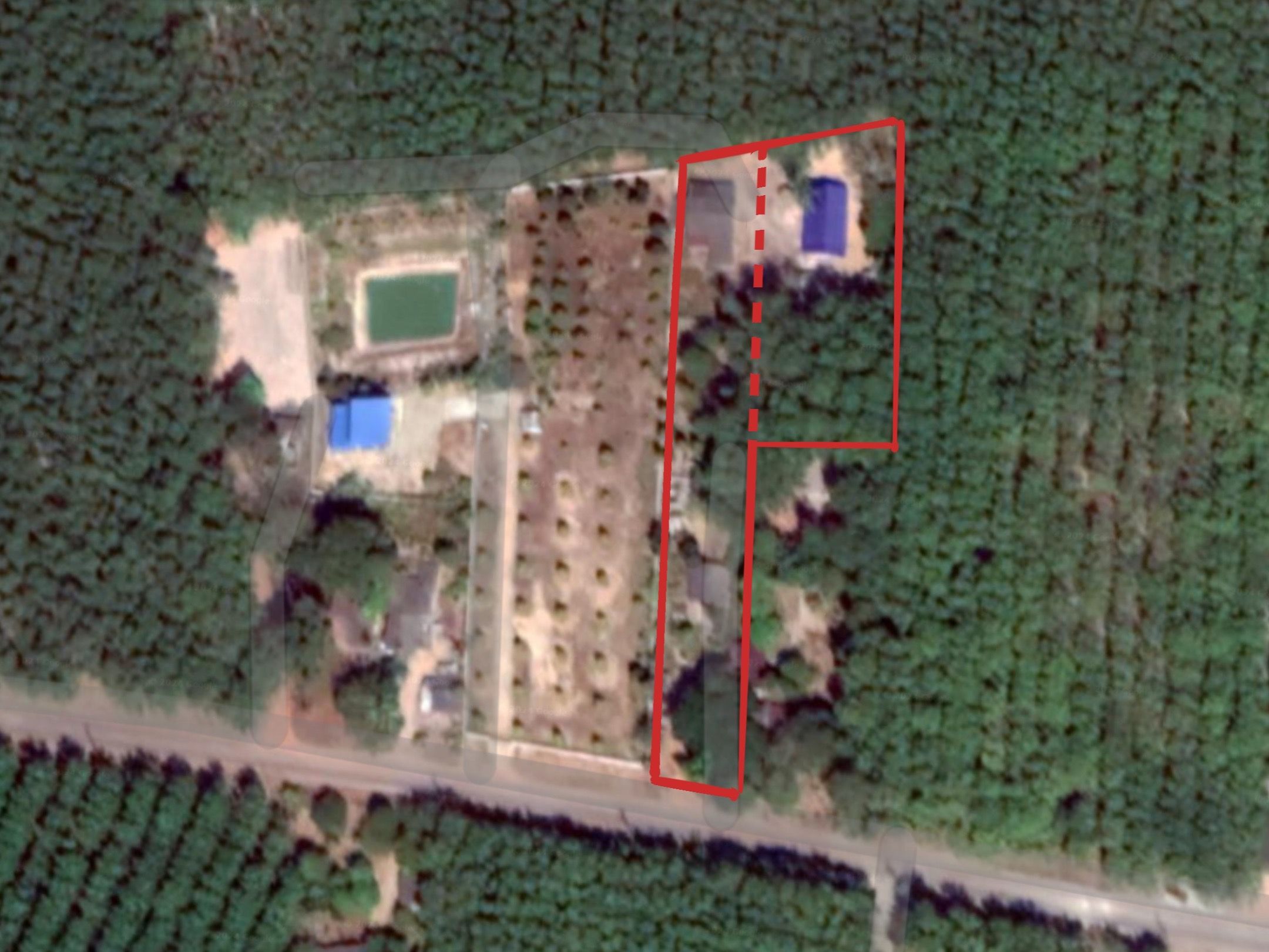 ขายที่ดินระยอง อำเภอวังจันทร์ ที่ดินพร้อมบ้านสวน1หลัง วังจันทร์