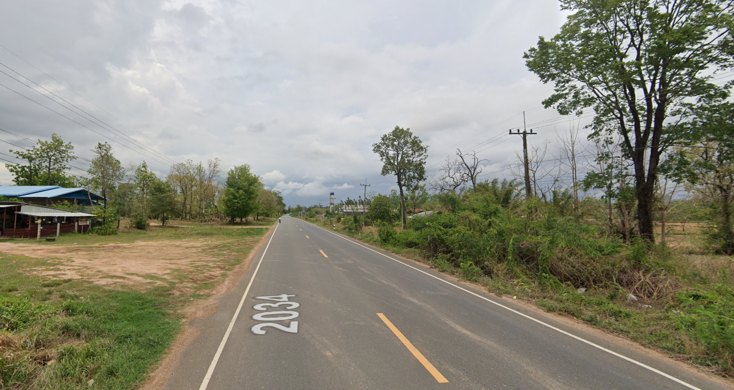 ขายที่ดินอำนาจเจริญ ที่ดินเปล่า ทำเลงาม ติดถนนสาธารณะ น่าลงทุนมาก ชานุมาน อำนาจเจริญ