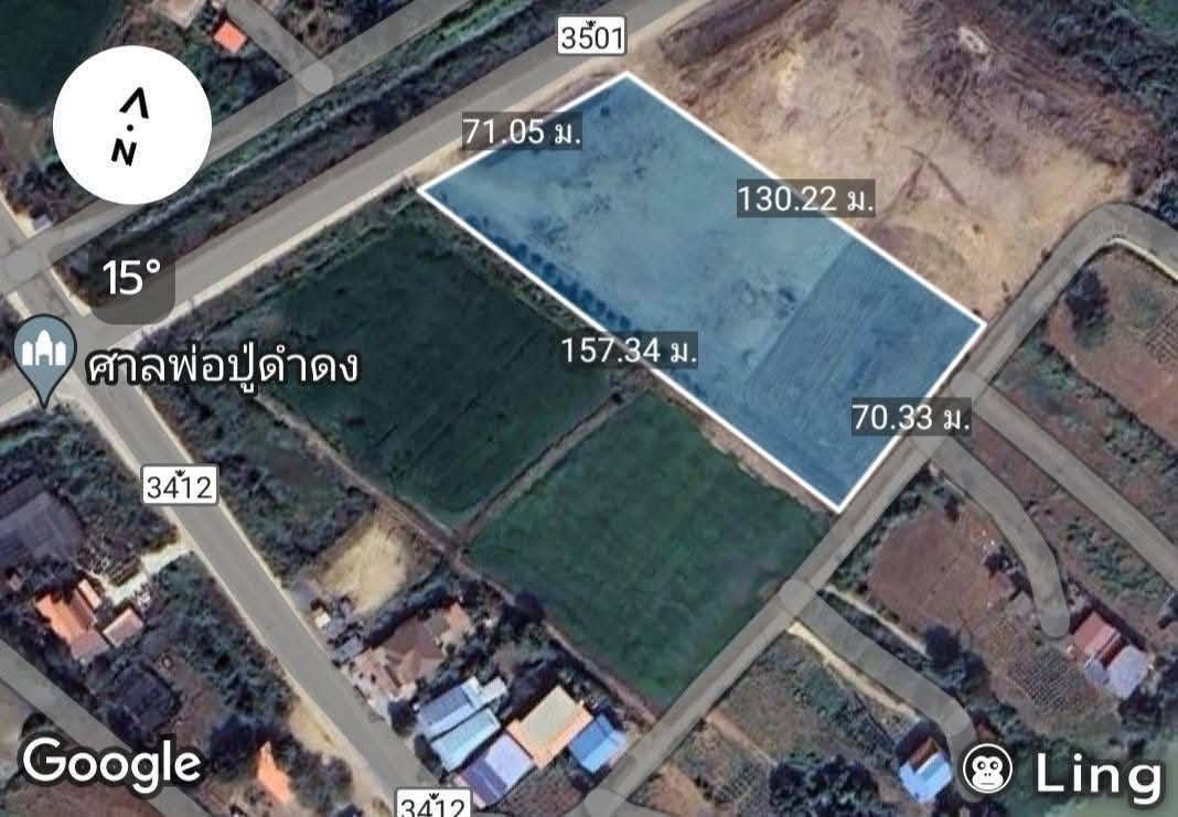 ขายที่ดินพระนครศรีอยุธยา บางบาล ที่ดินถมแล้วน้ำไม่ท่วม ติดถนนทางหลวงสาย 3501 ป่าโมก-บางบาล-เสนา