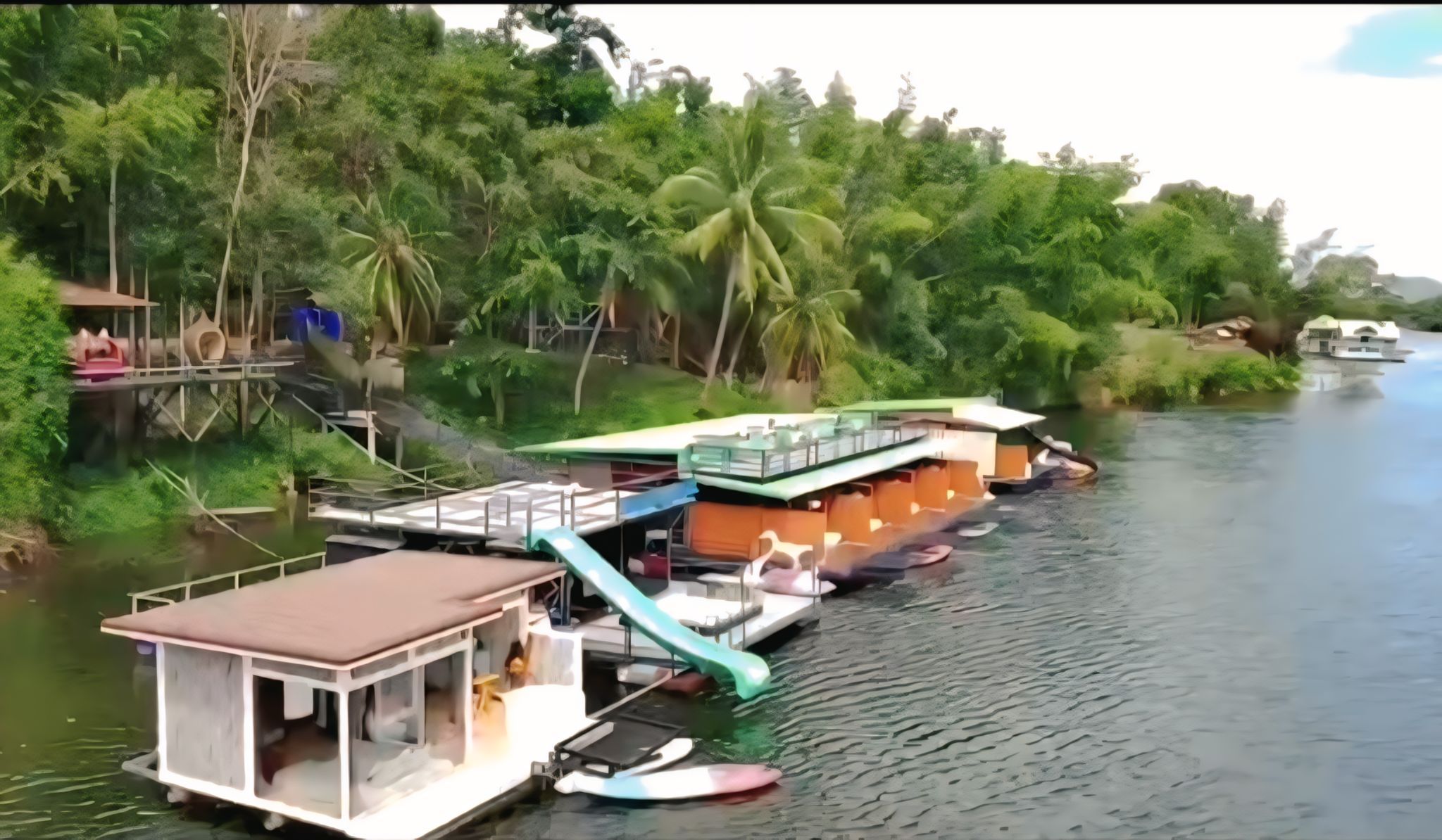 ขายที่ดินกาญจนบุรี ศรีสวัสดิ์ พร้อมกิจการแพริมน้ำ